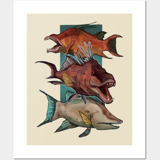 Hogfish Trio Posters and Art